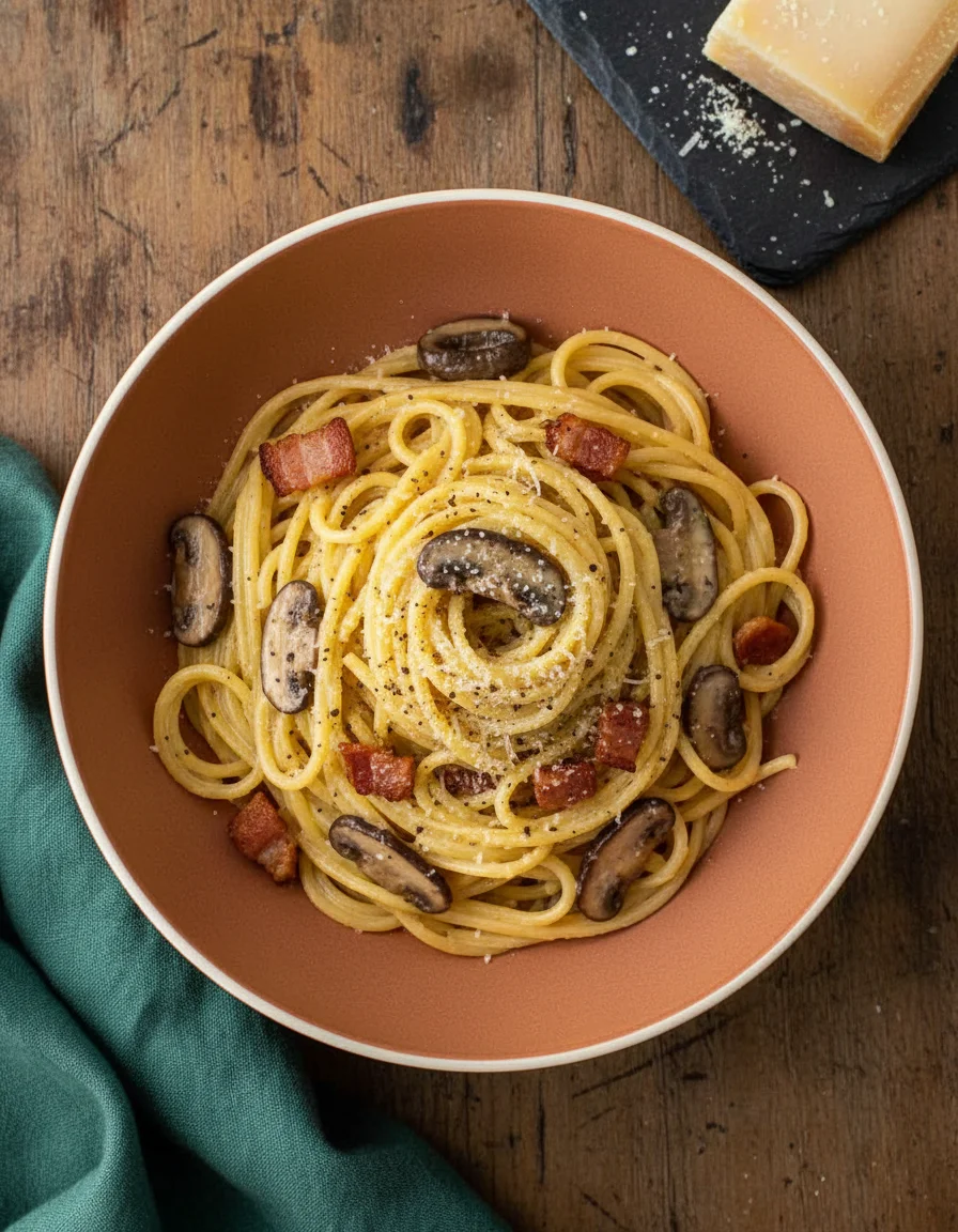 Creamy Mushroom Carbonara