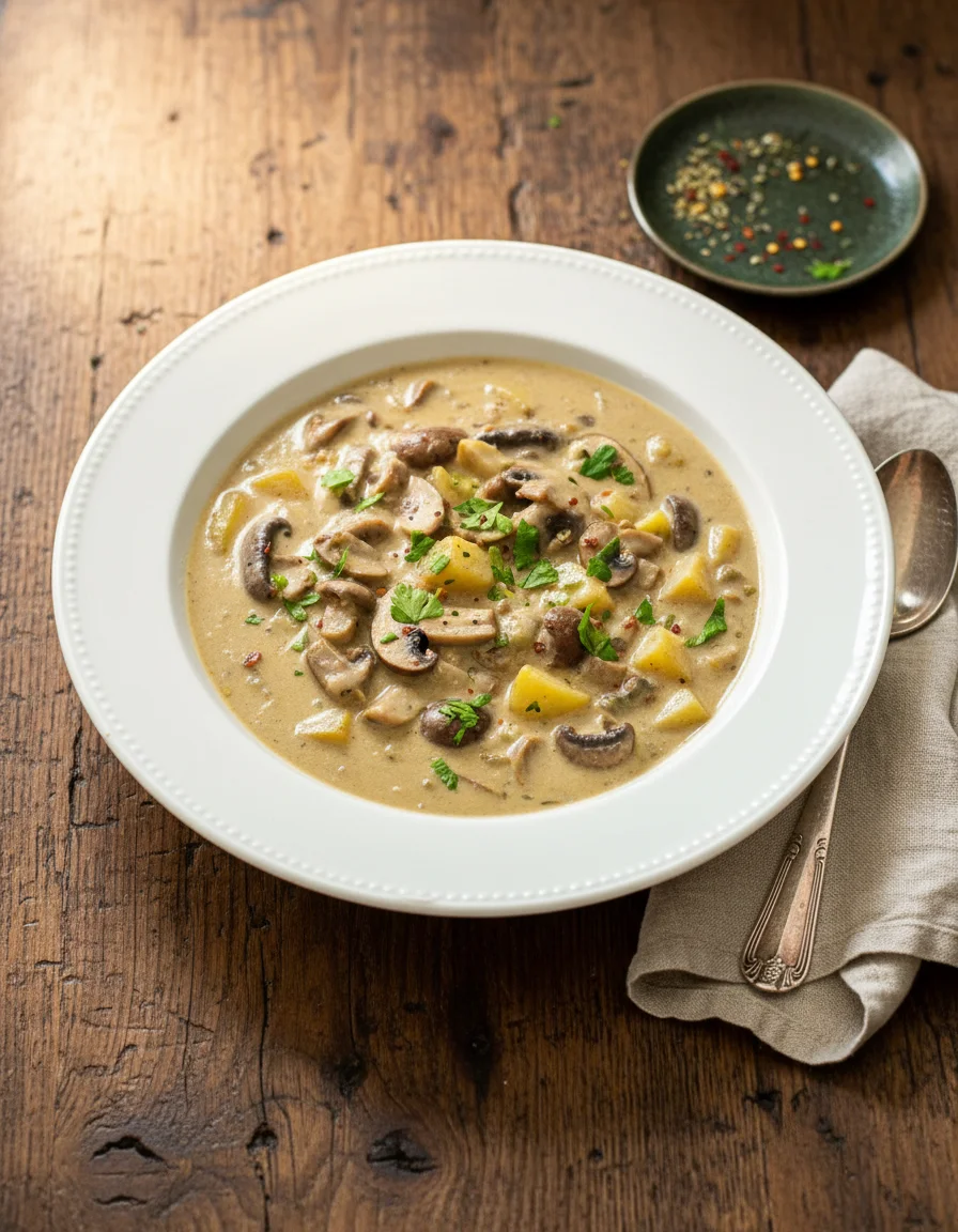 Creamy Mushroom Chowder