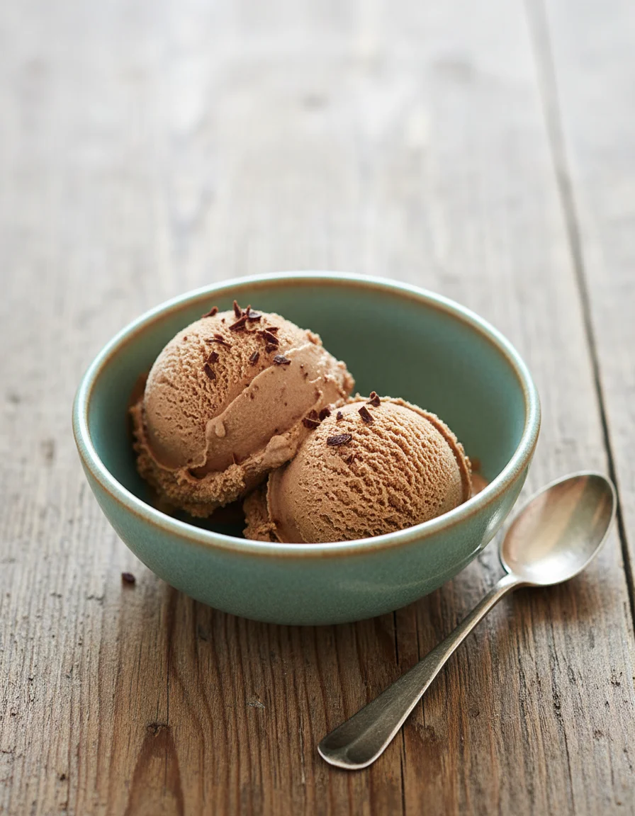 Creamy No-Churn Chocolate Ice Cream