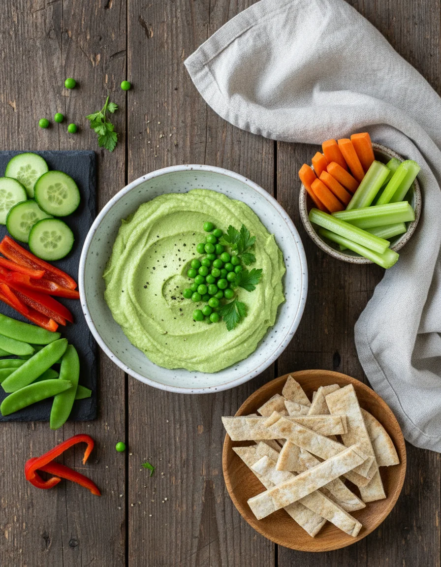 Creamy Pea Hummus