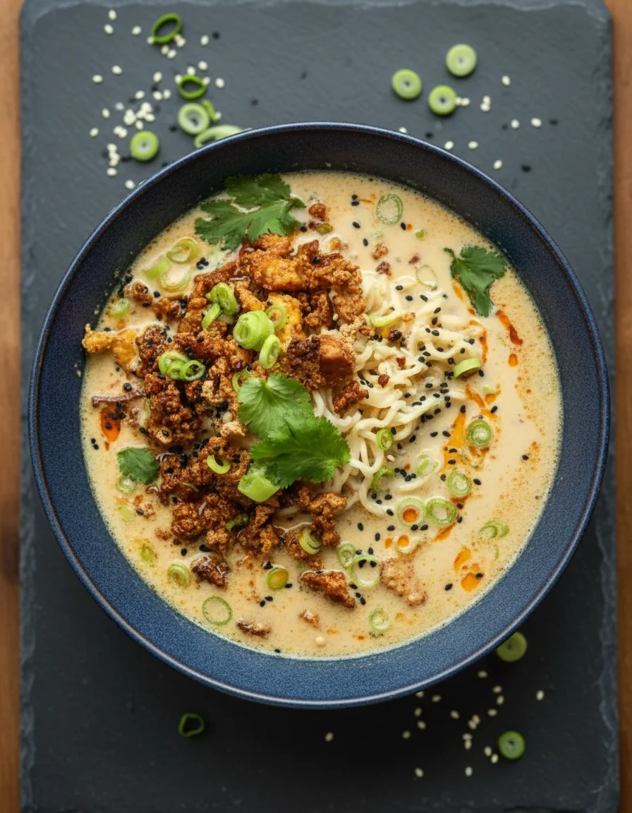Creamy Peanut Miso Ramen