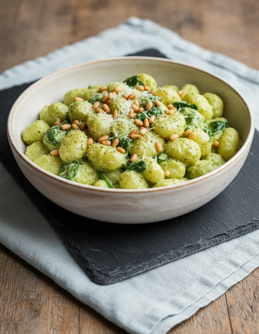 Creamy Pesto Gnocchi