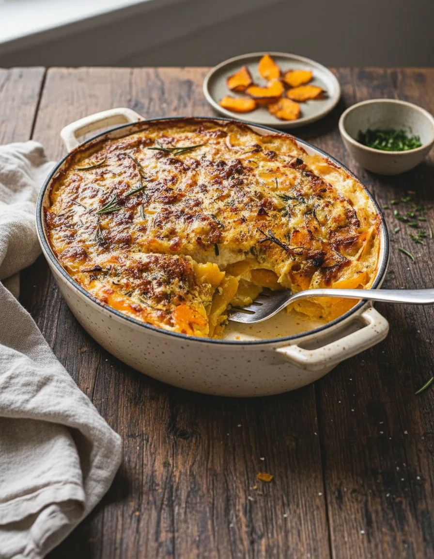 Creamy Pumpkin Dauphinoise