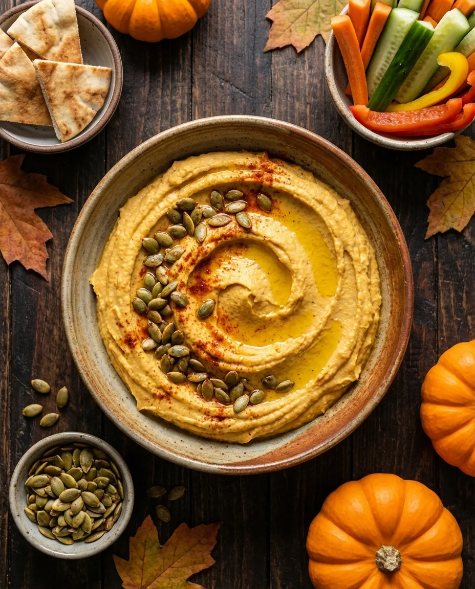 Creamy Pumpkin Hummus