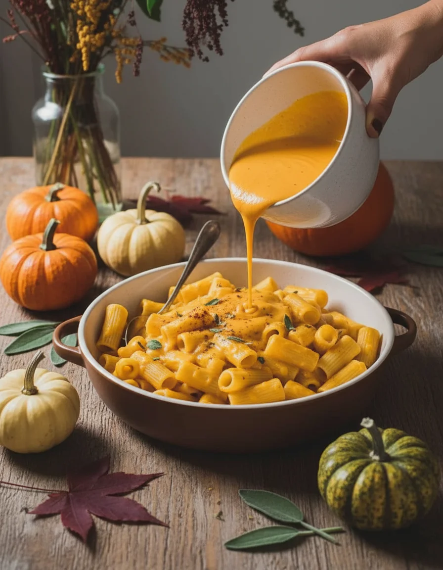 Creamy Pumpkin Mac and Cheese