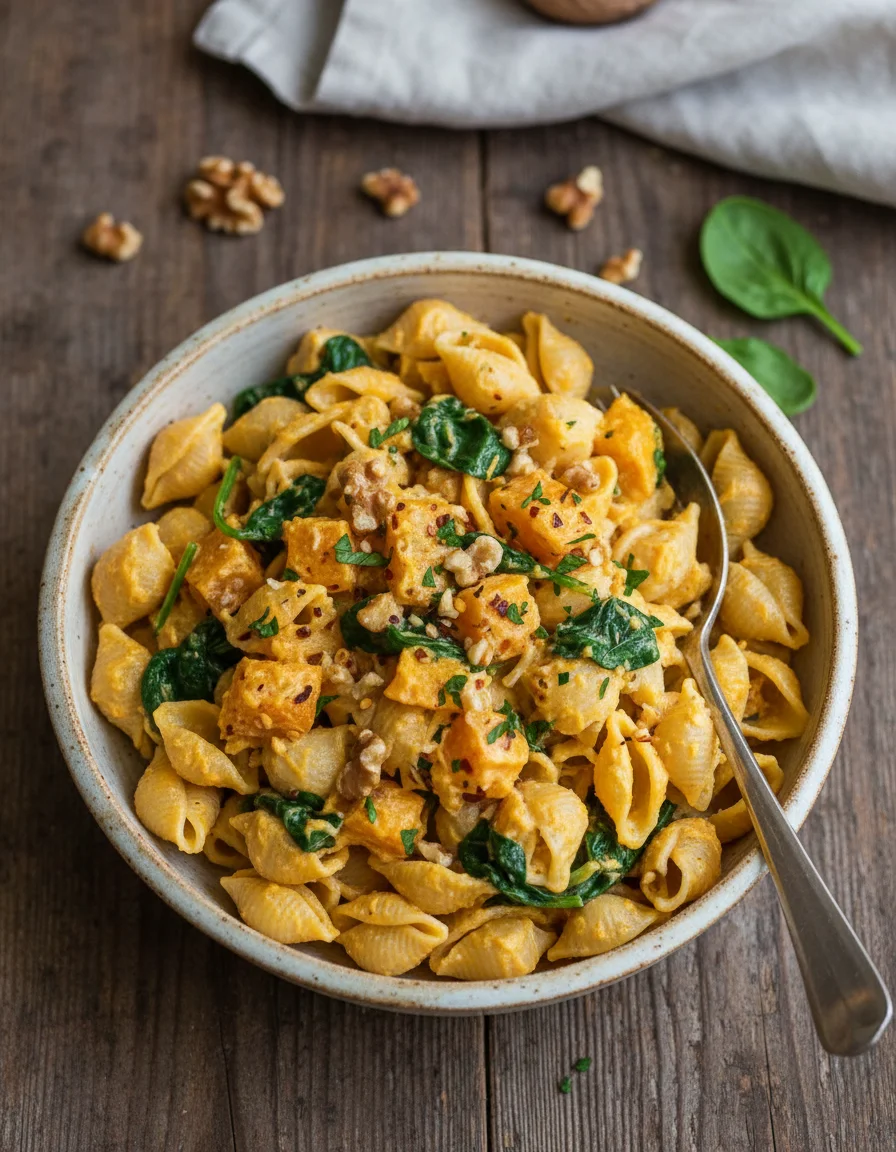 Creamy Pumpkin Vegan Pasta