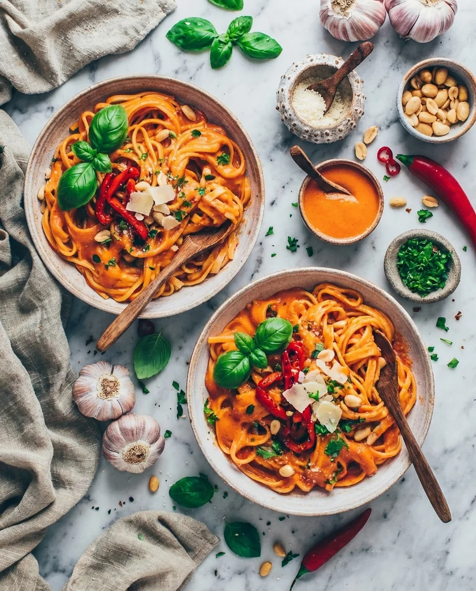 Creamy Roasted Red Pepper Pasta Sauce