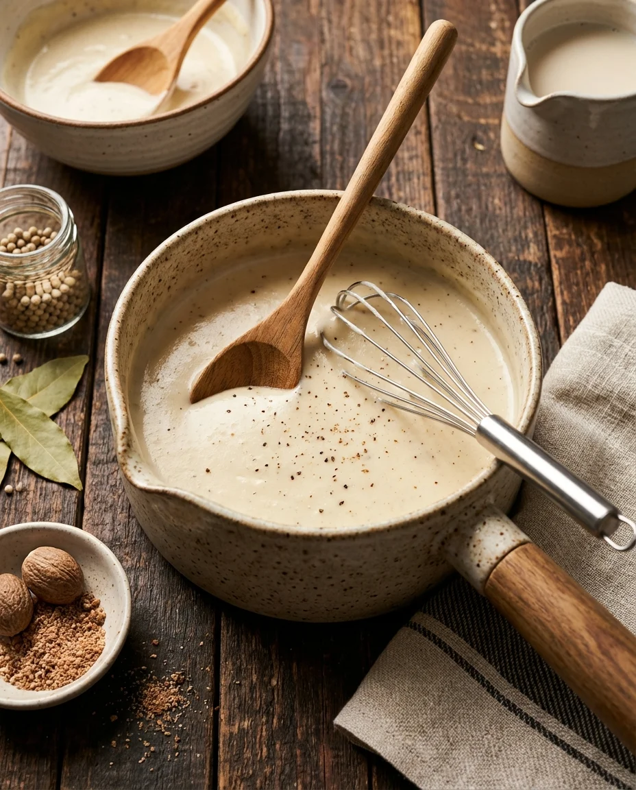 Creamy Vegan Bechamel Sauce