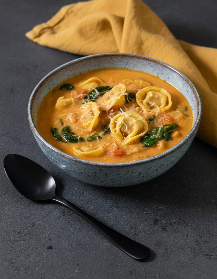 Creamy Vegan Tortellini Soup