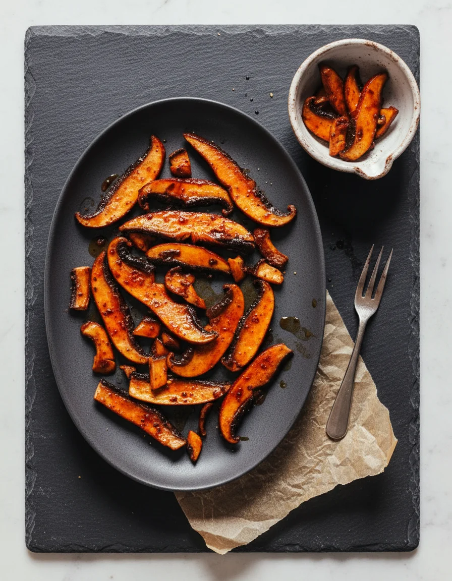 Crispy Portobello Bacon