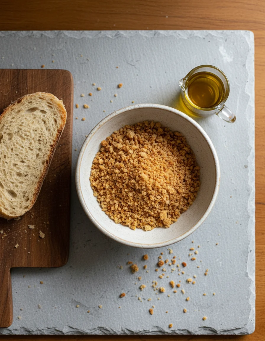 Crispy Sourdough Breadcrumbs