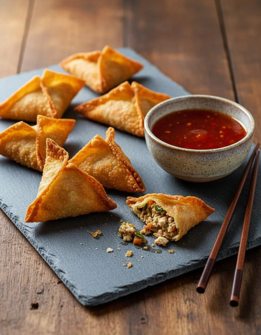 Crispy Tofu Wontons