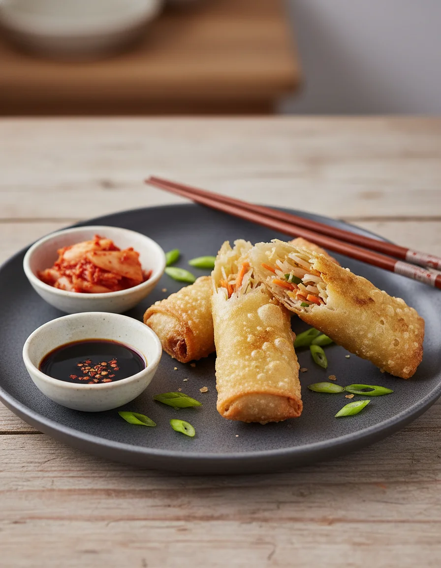Crispy Vegan Spring Rolls