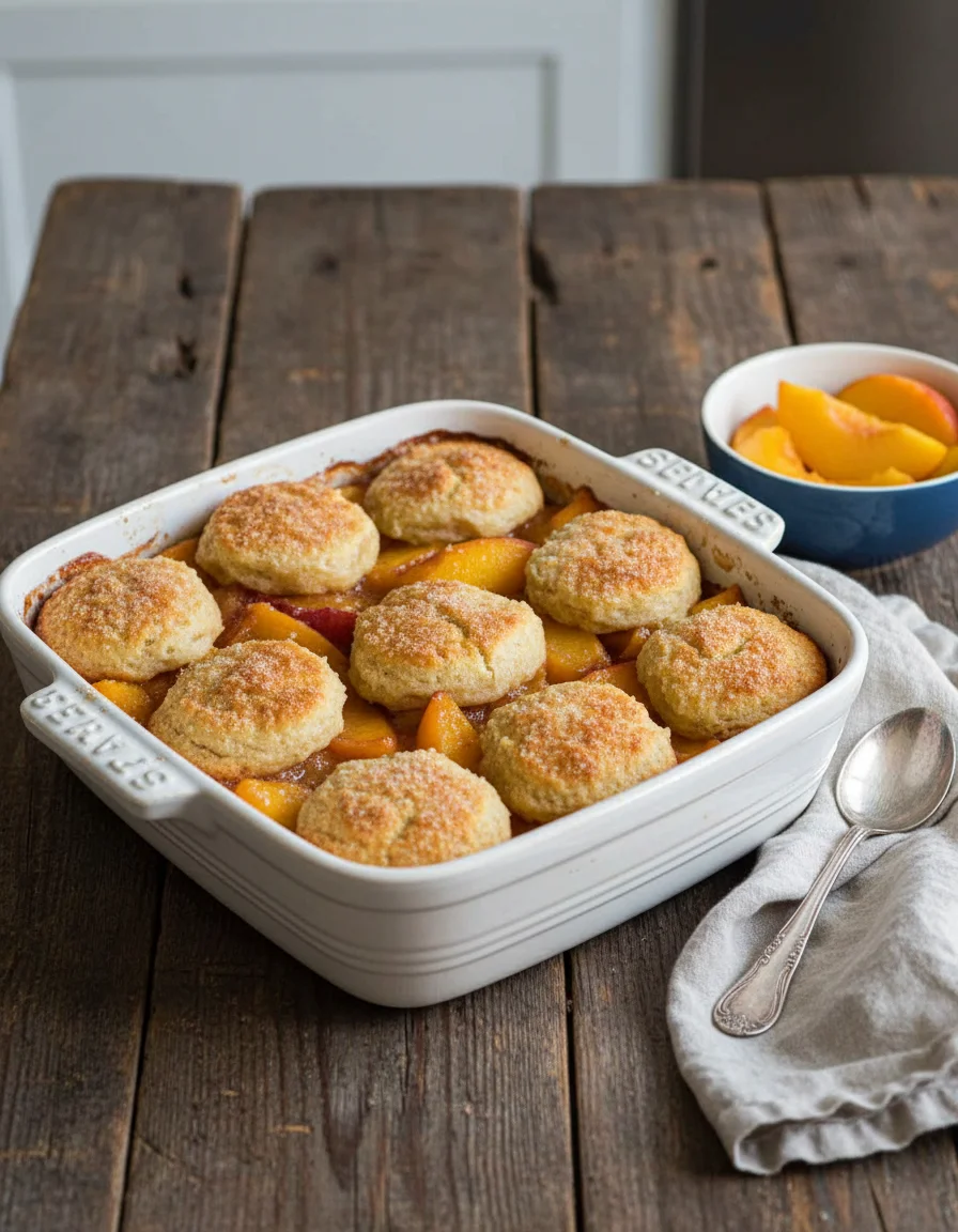 Easy Peach Cobbler