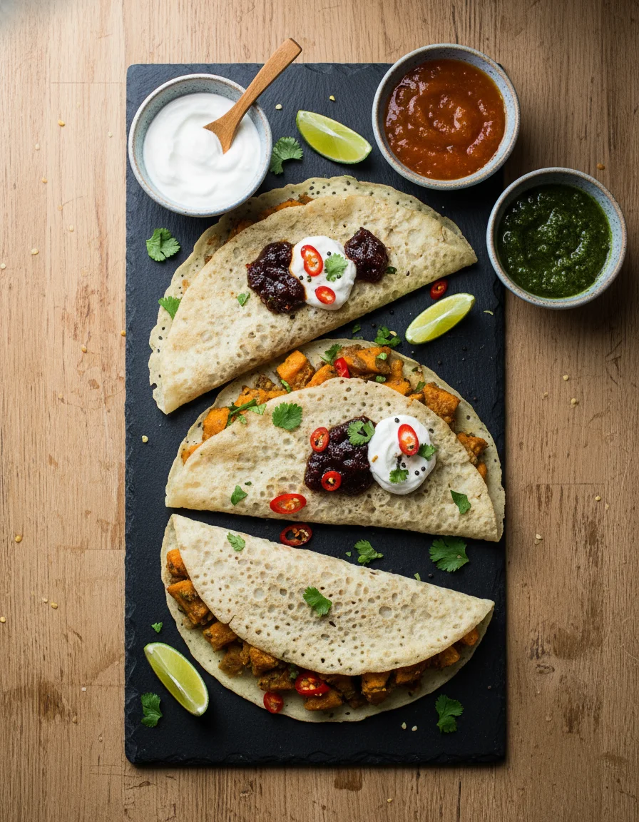 Easy Sweet Potato Dosa