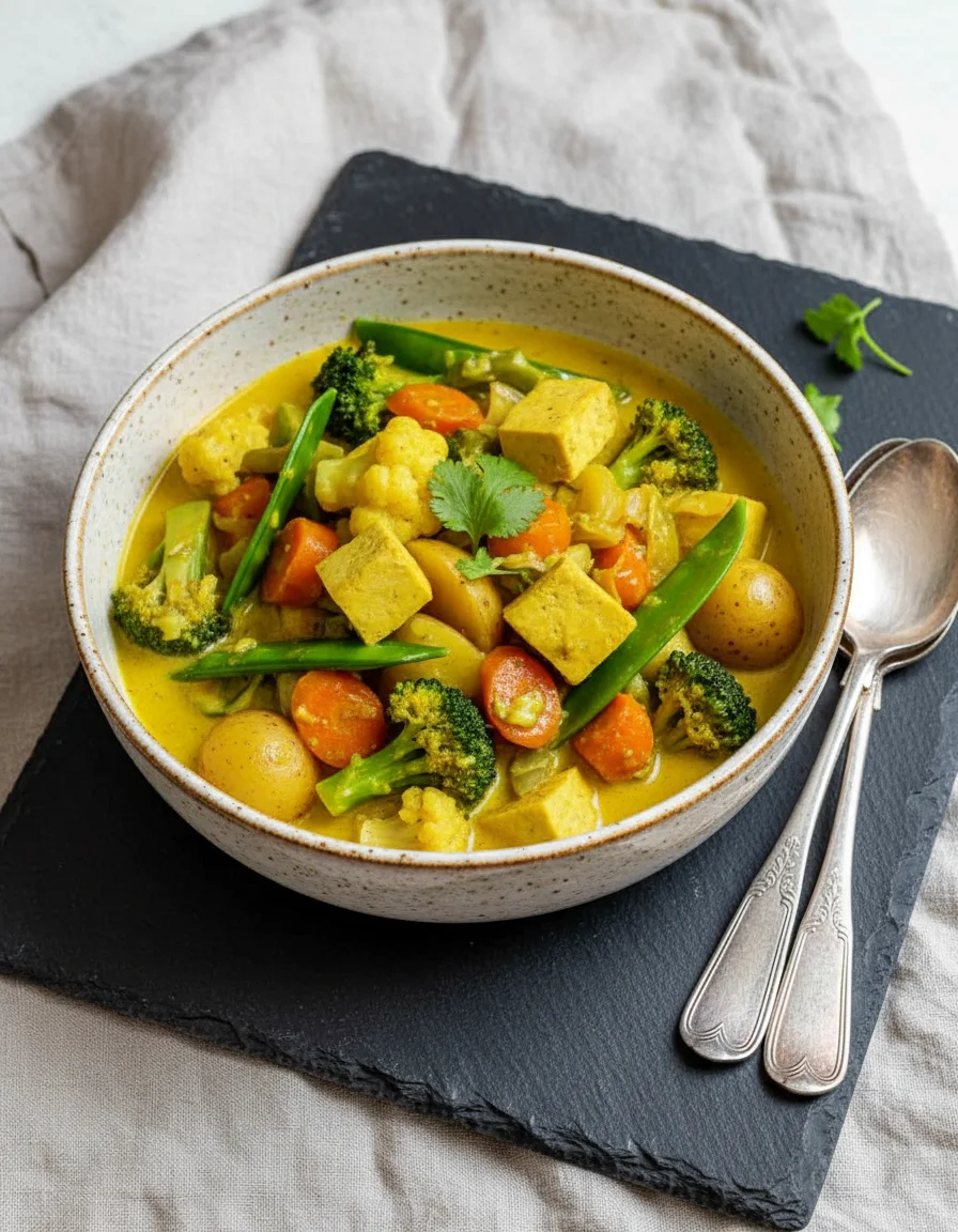 Easy Tofu Vegetable Coconut Curry