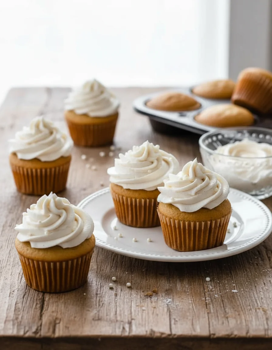 Easy Vanilla Cupcakes