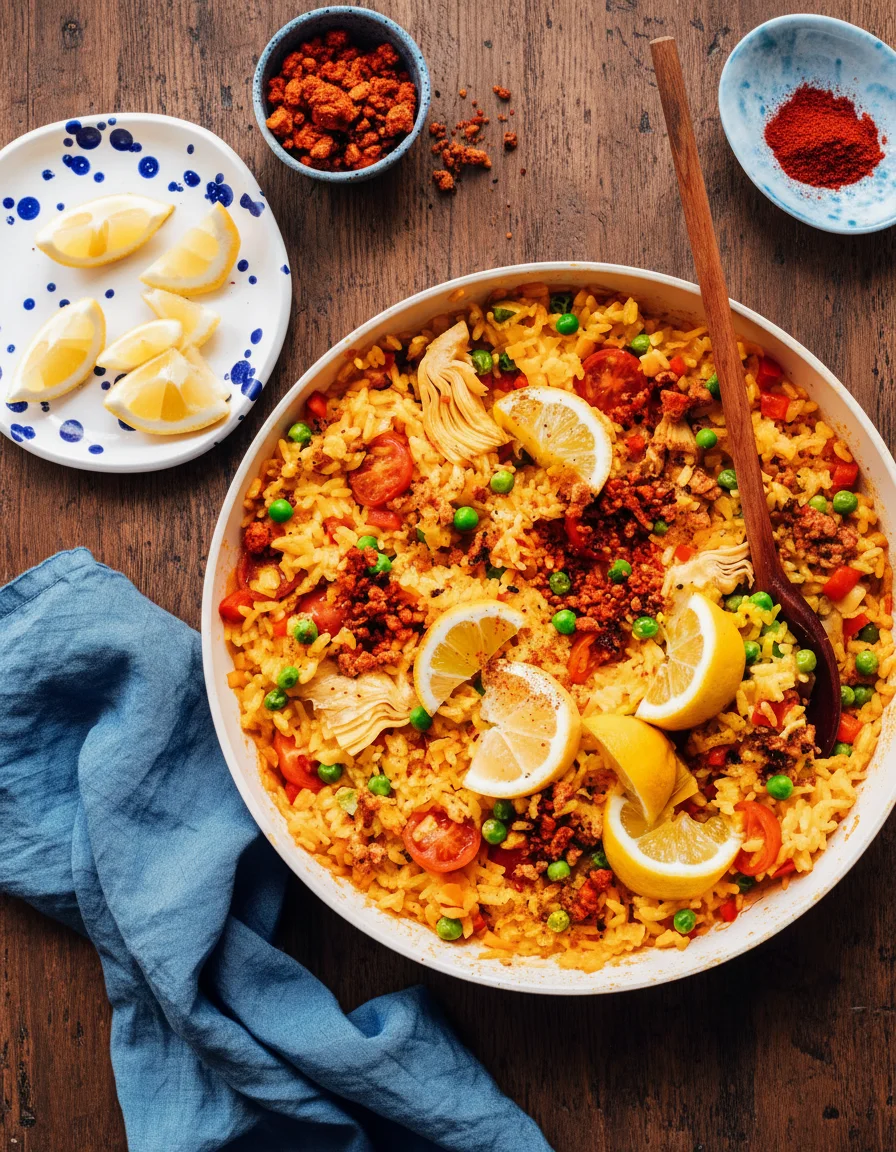 Easy Vegan Paella