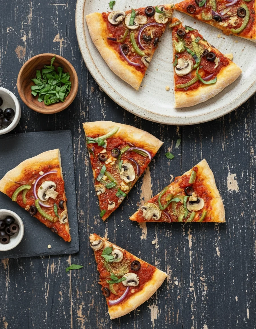 Easy Veggie Vegan Pizza