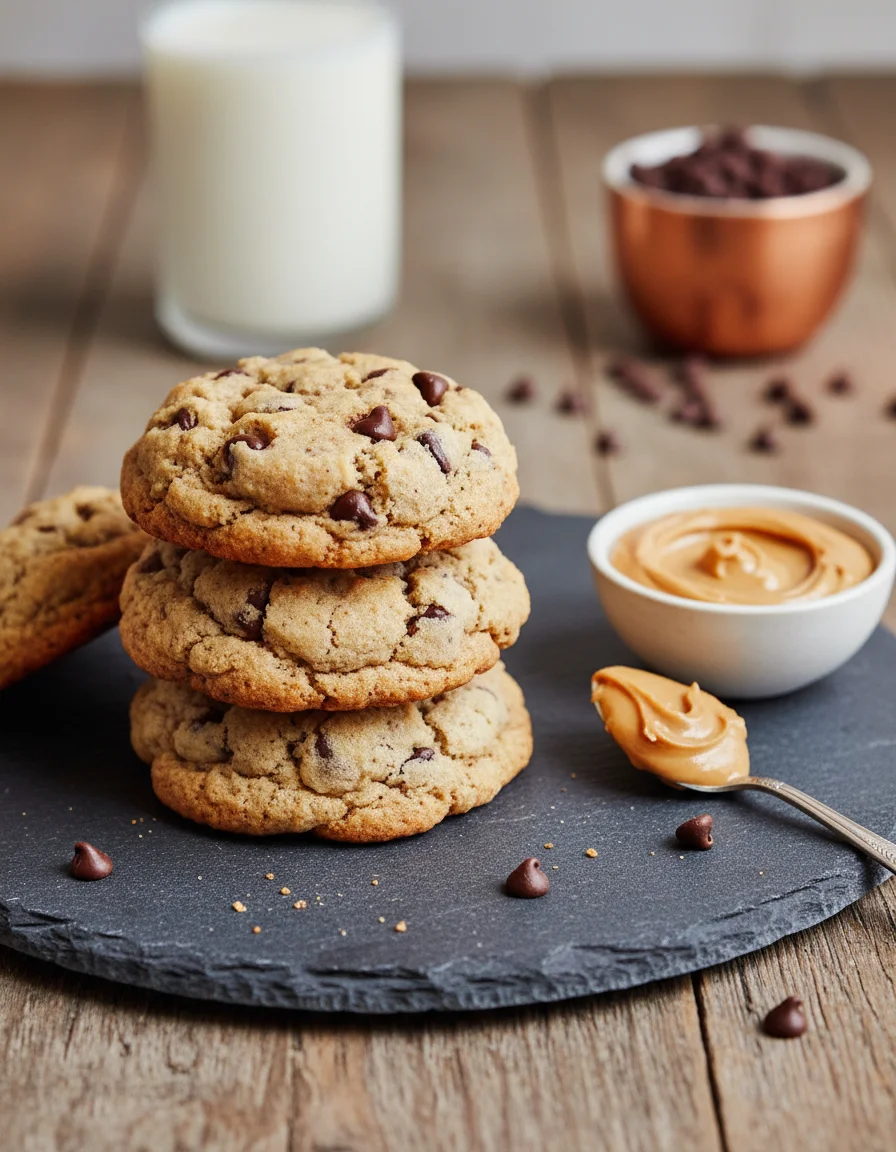 Fluffy Banana Chocolate Chip Cookies