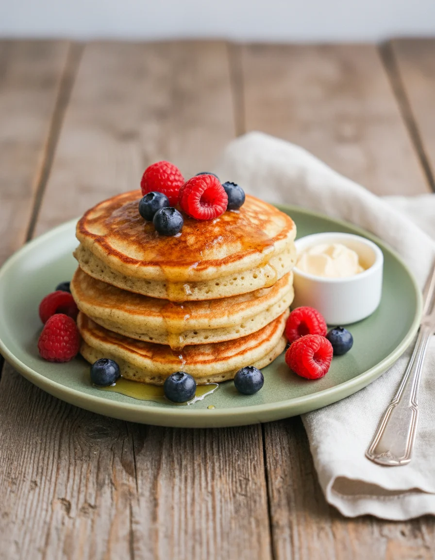 Fluffy Sourdough Pancakes