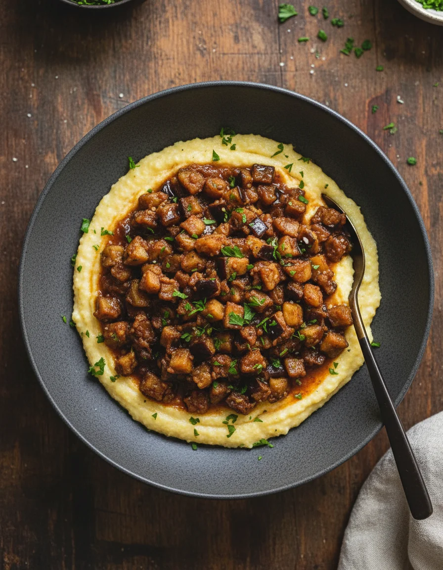 Fried Eggplant Ragú