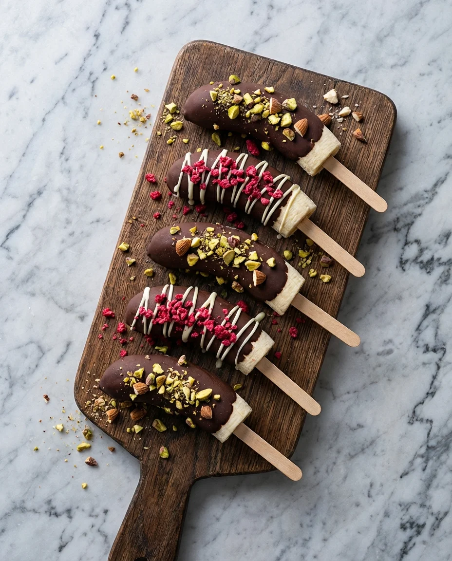 Frozen Chocolate Bananas