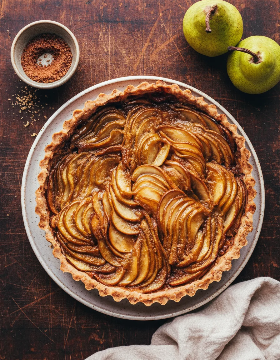 Gingery Pear Tart