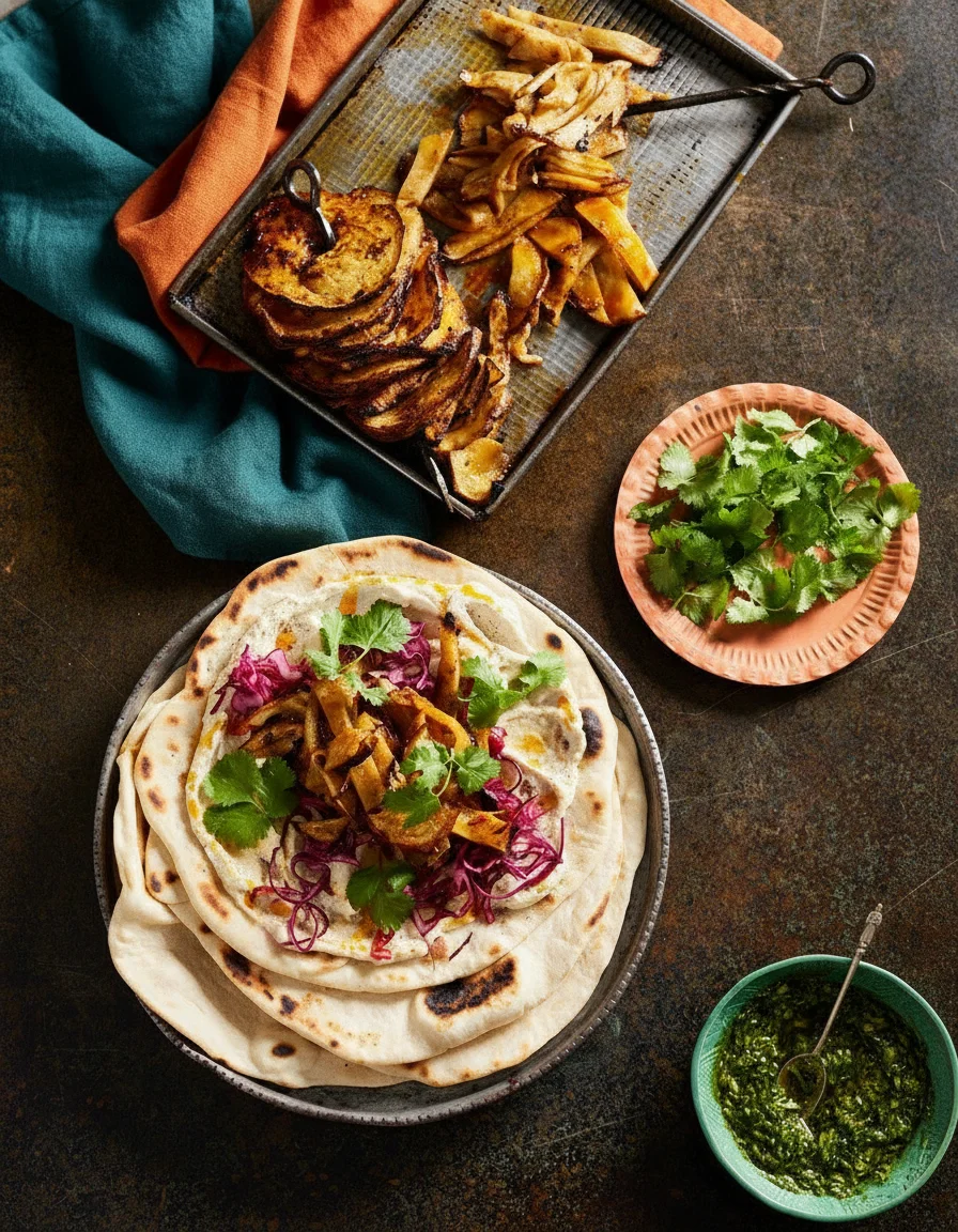 Gnarly Celeriac Shawarma