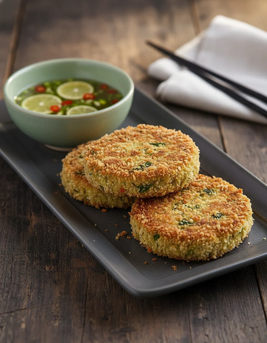 Green Curry Tofu Cakes