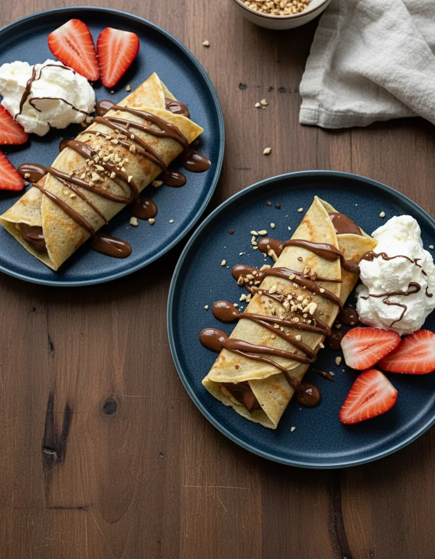 Hazelnut Chocolate Crepes