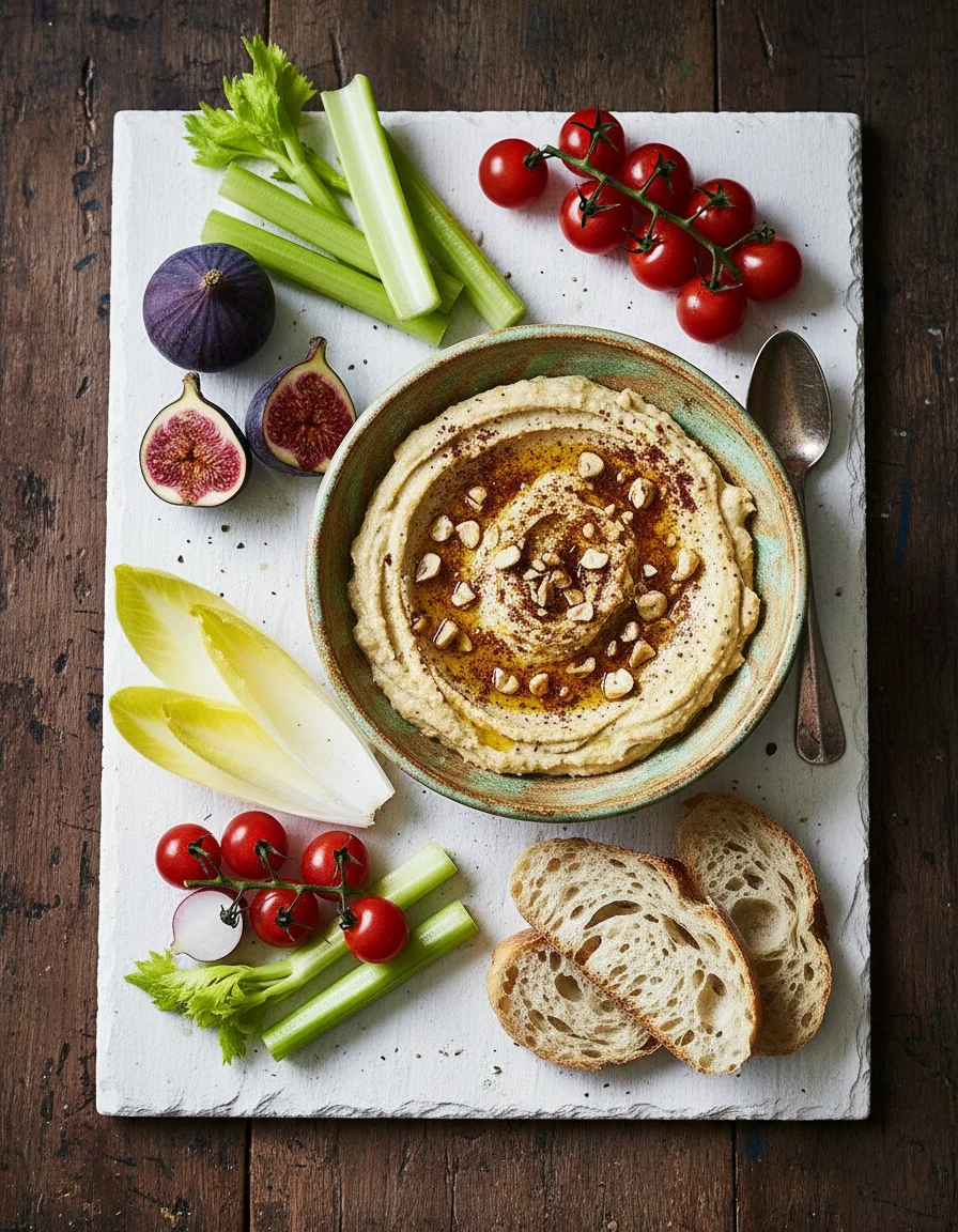 Hazelnut Ras El Hanout Hummus