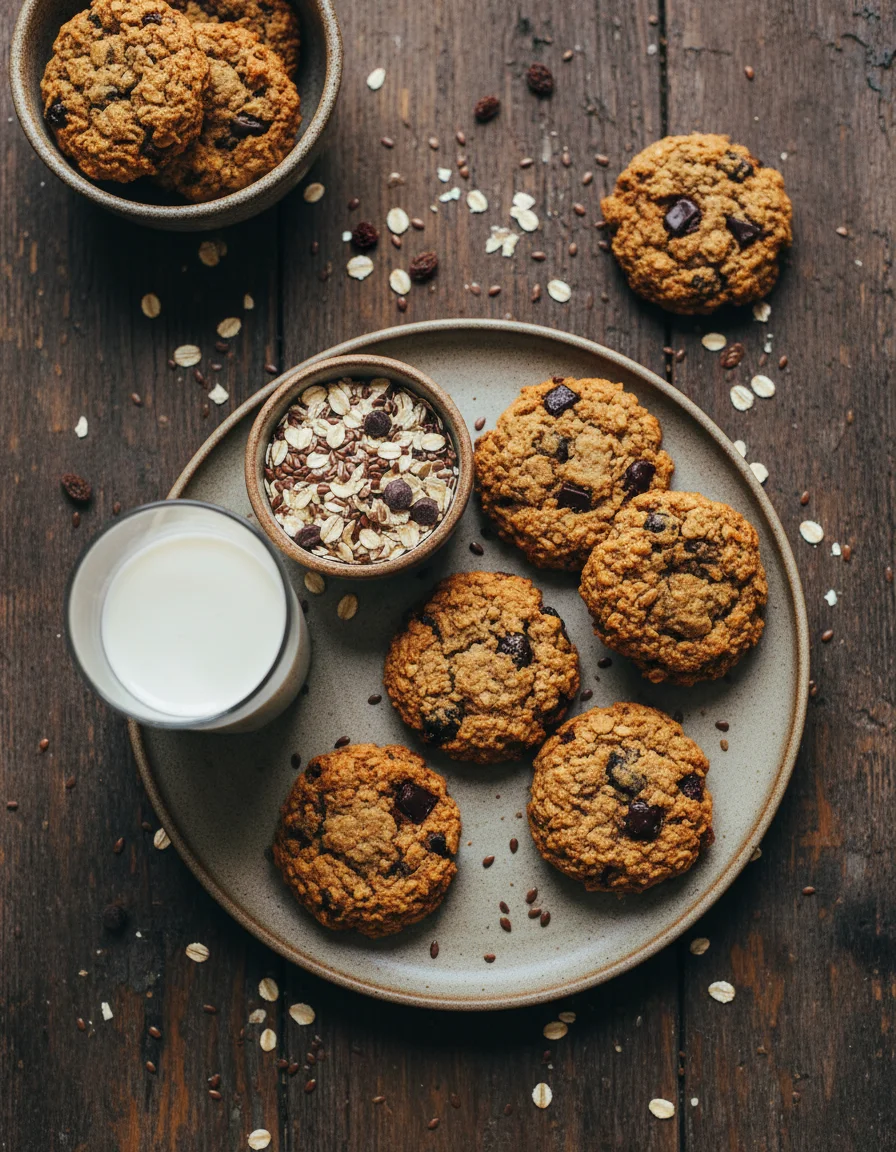 Healthy Oatmeal Chocolate Chip Cookies