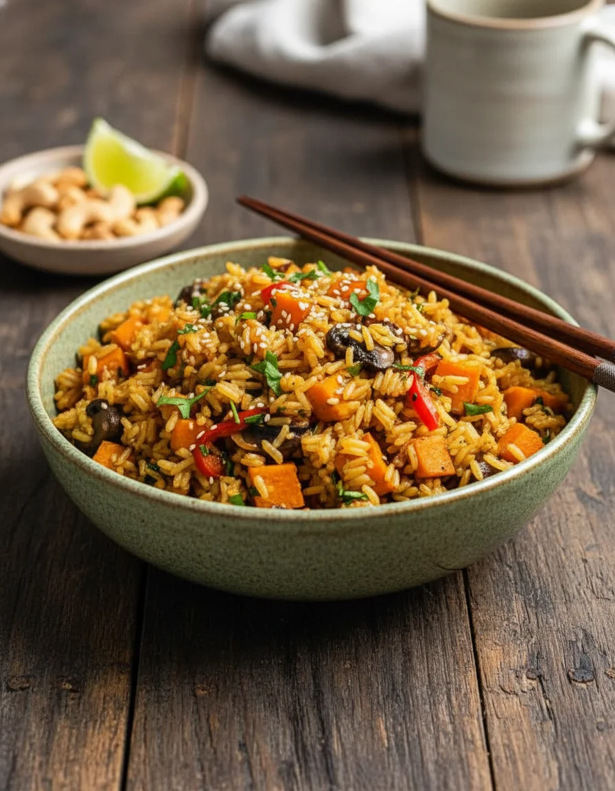 Healthy Sweet Potato Fried Rice