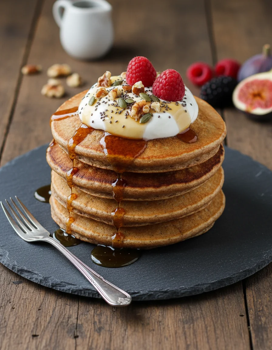 High Protein Vegan Pancakes