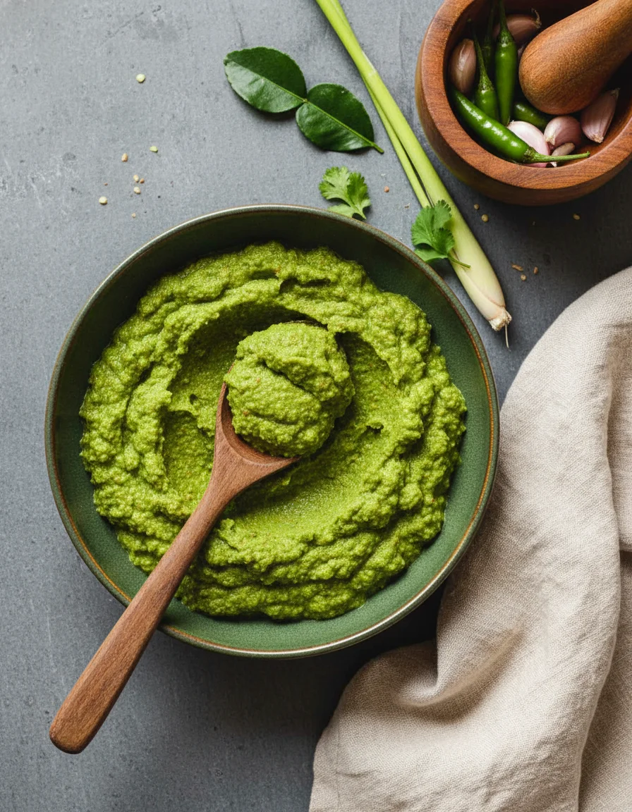 Homemade Thai Green Curry Paste