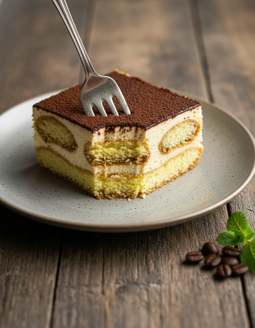 Homemade Vegan Tiramisu