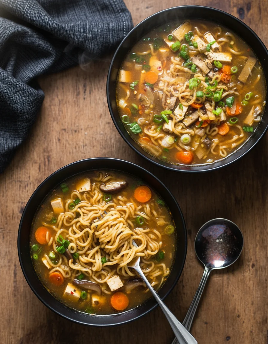 Hot and Sour Ramen Soup