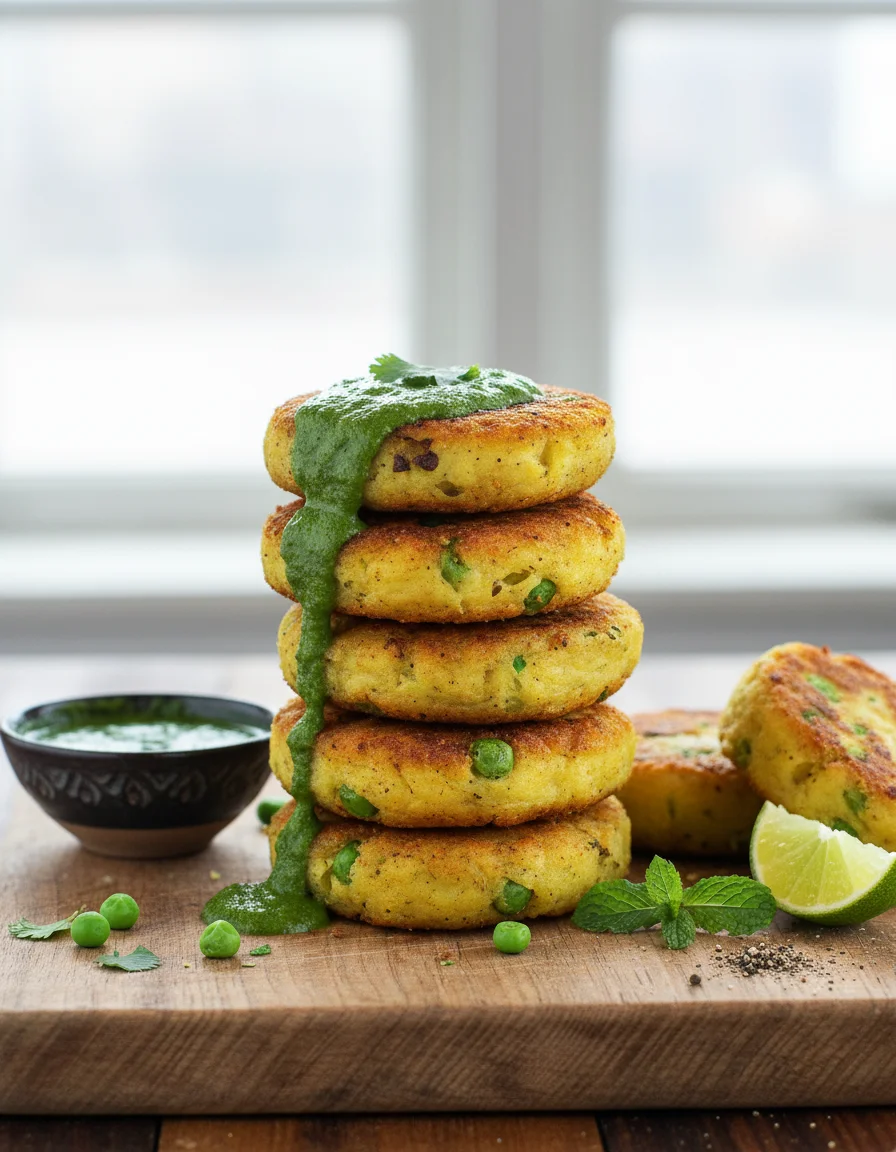 Crispy Indian Potato Cakes