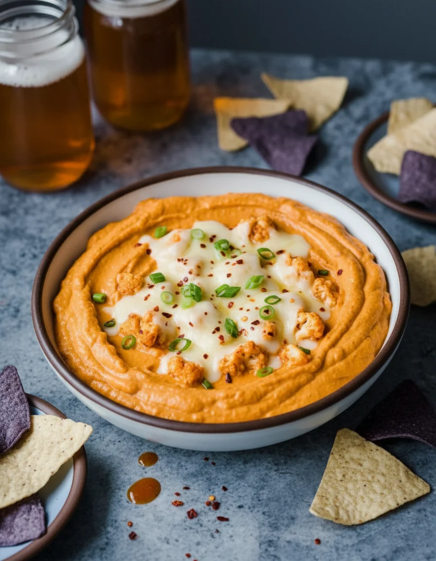 Cheesy Buffalo Cauliflower Dip