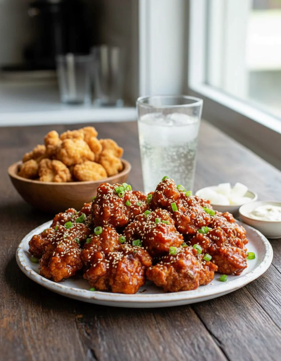 Korean Vegan Fried Chicken