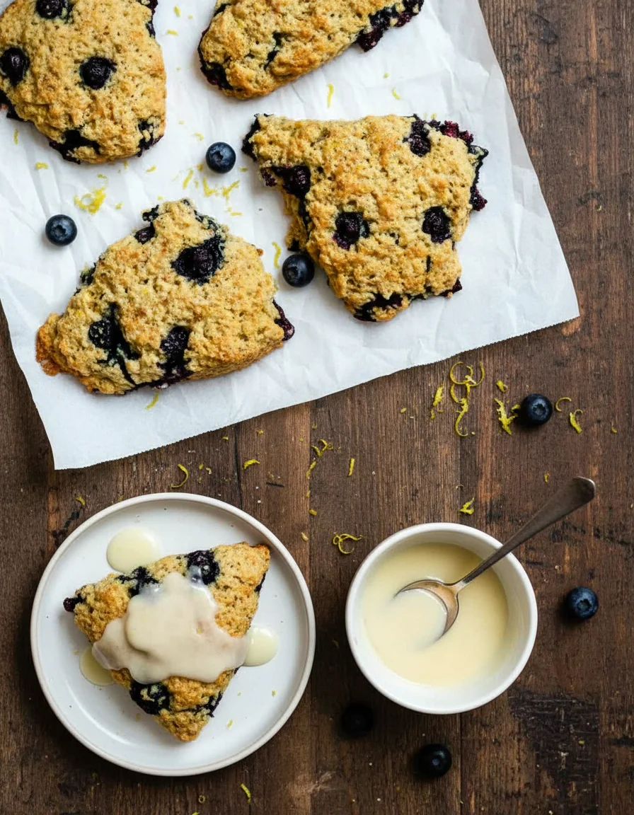 Lemon Blueberry Scones