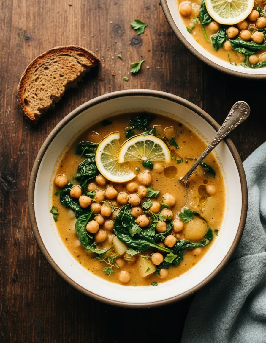 Lemony Chickpea Soup