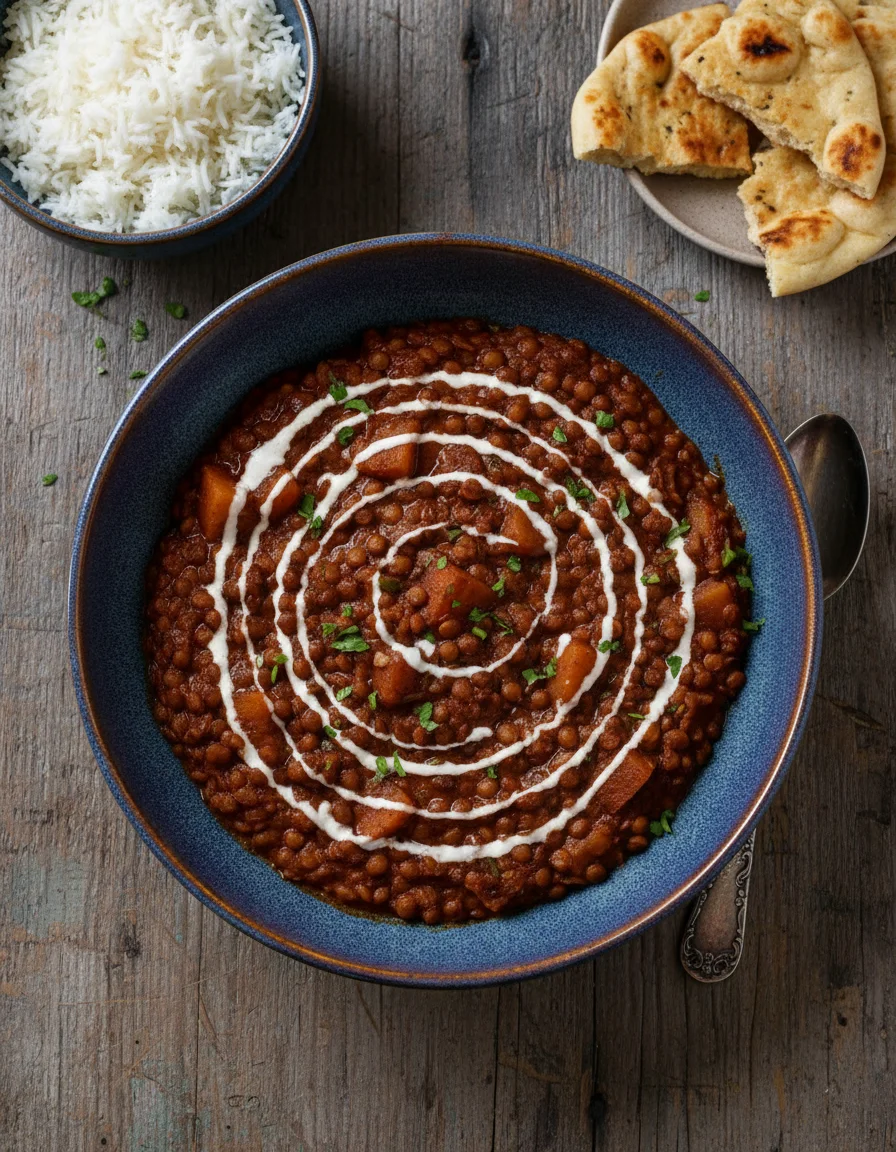 Lentil Potato Vindaloo Curry