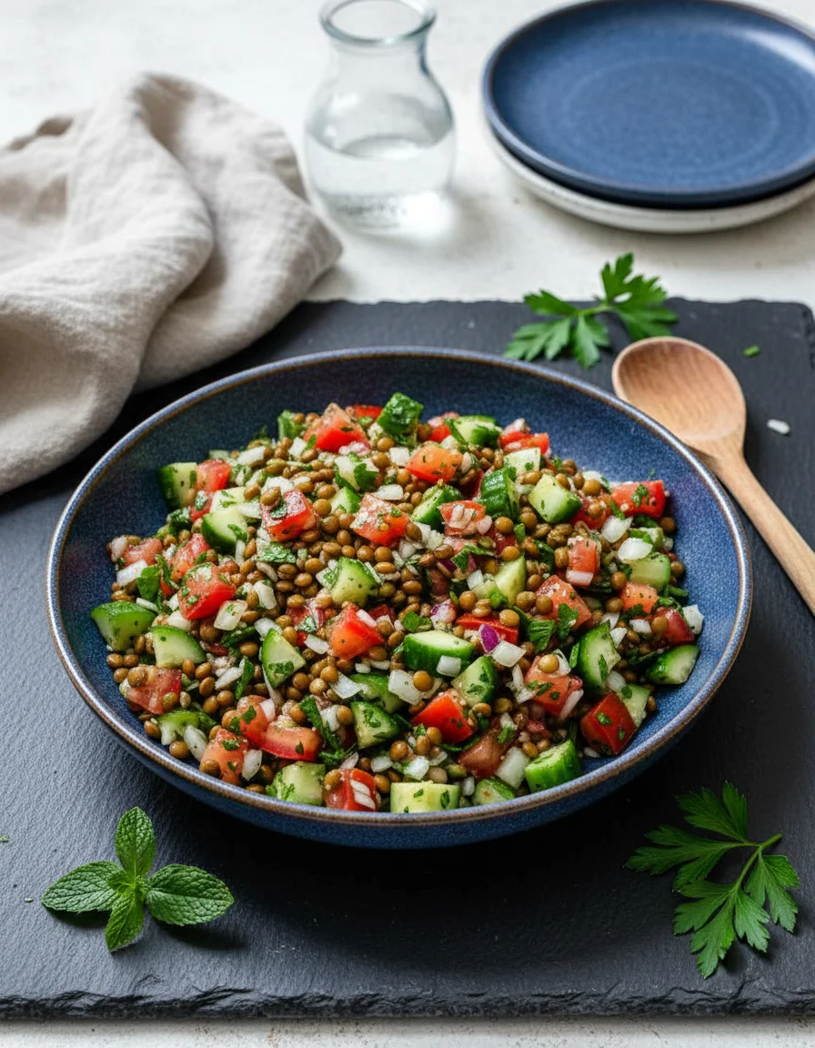 Herby Lentil Tabbouleh