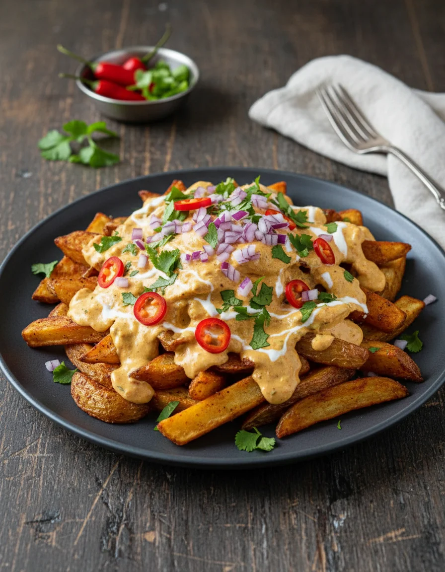 Loaded Korma Fries