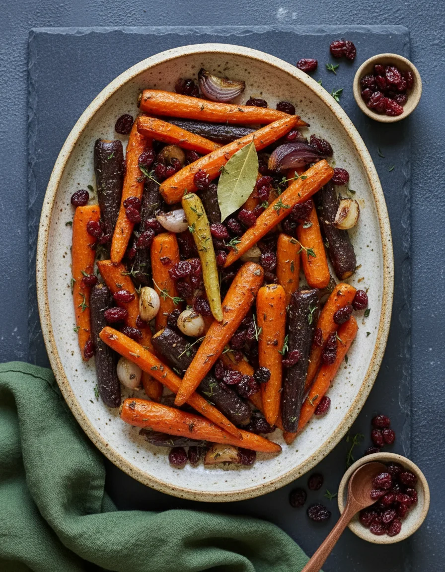 Maple Cranberry Carrots