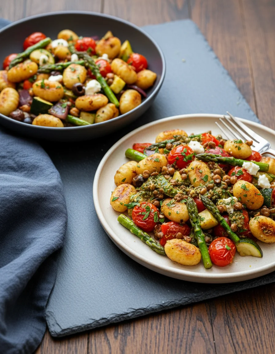 Crispy Sheet Pan Gnocchi