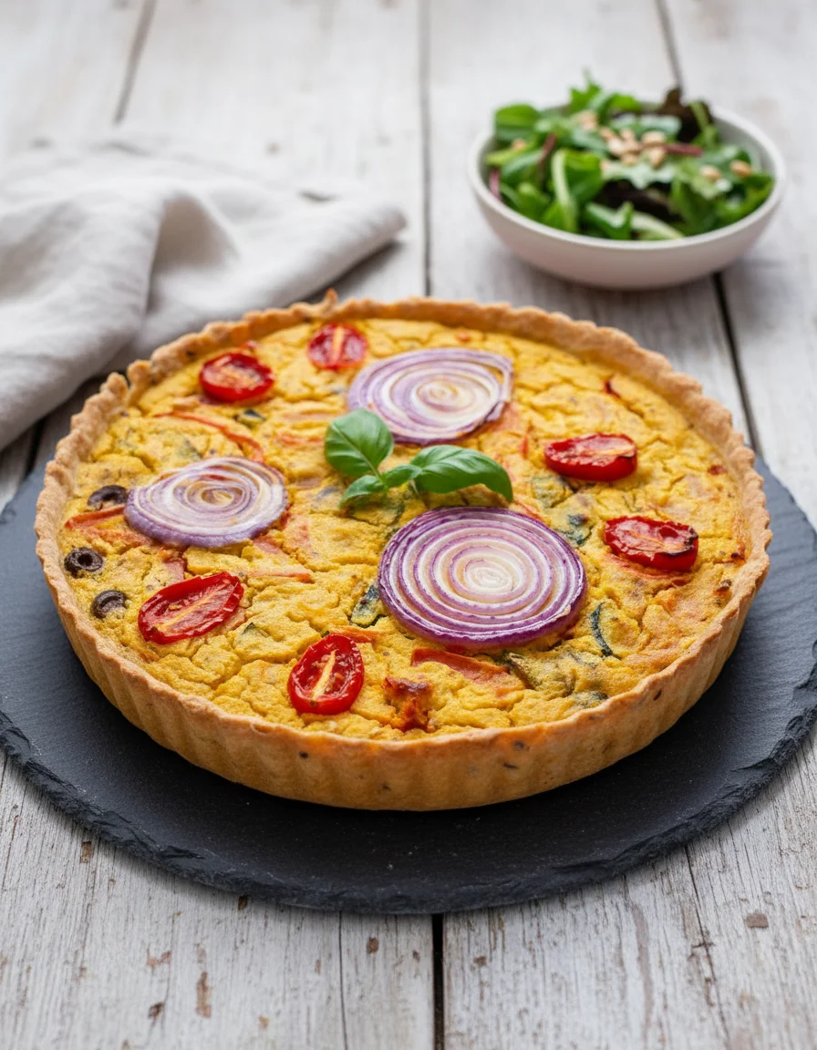 Mediterranean Vegan Quiche