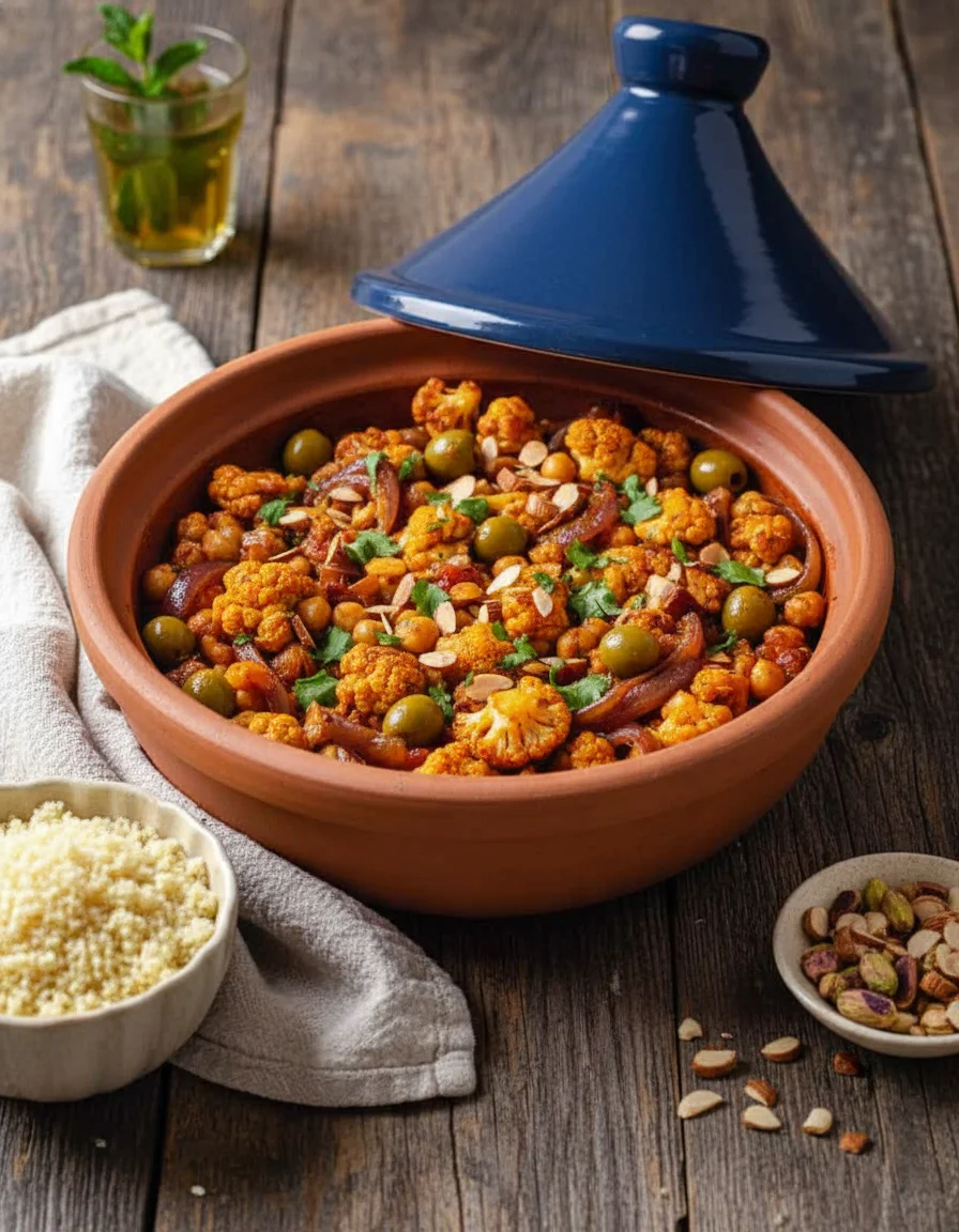 Moroccan Cauliflower Tagine